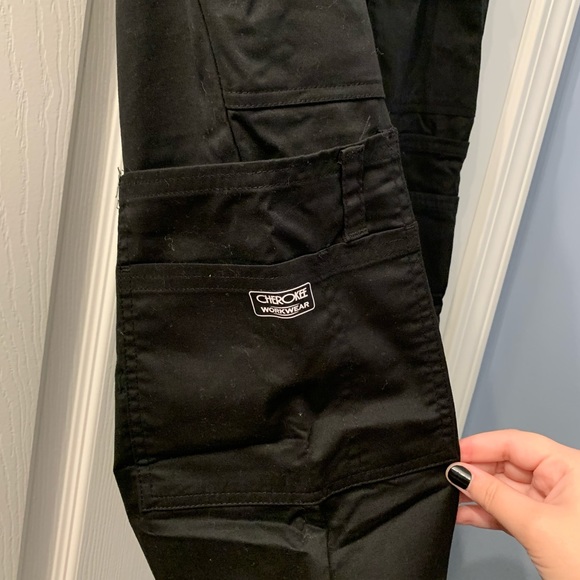 Cherokee Black Scrub Pants - Size Small - Picture 2 of 8